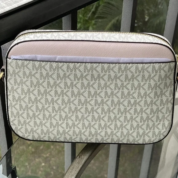 Michael Kors PVC Leather Crossbody Bag Handbag Messenger Shoulder Purse - Picture 5 of 11